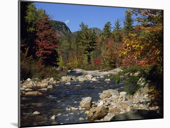 Swift River, Kangamagus Highway, White Mountains National Forest, New Hampshire, USA-Fraser Hall-Mounted Photographic Print
