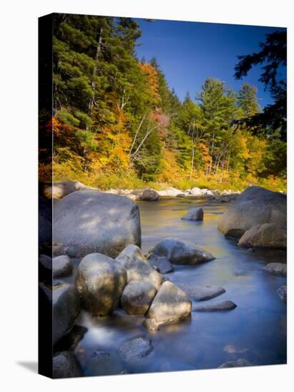 Swift River, White Mountain National Park, New Hampshire, USA-Alan Copson-Stretched Canvas