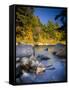 Swift River, White Mountain National Park, New Hampshire, USA-Alan Copson-Framed Stretched Canvas