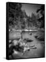 Swift River, White Mountain National Park, New Hampshire, USA-Alan Copson-Framed Stretched Canvas