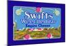 Swift's Weecheddar Empire Cheese-null-Mounted Art Print