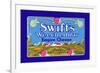 Swift's Weecheddar Empire Cheese-null-Framed Premium Giclee Print