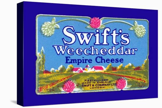 Swift's Weecheddar Empire Cheese-null-Stretched Canvas