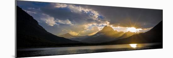 Swiftcurrent Lake Sundown Glacier N P-Steve Gadomski-Mounted Photographic Print