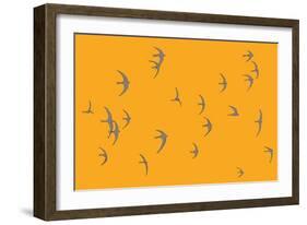 Swifts  2017  (digital)-Sarah Hough-Framed Giclee Print