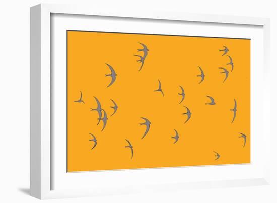 Swifts  2017  (digital)-Sarah Hough-Framed Giclee Print