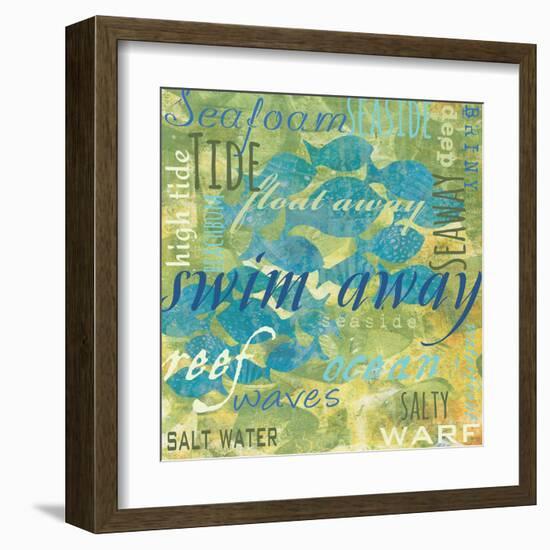 Swim Away-Bee Sturgis-Framed Art Print