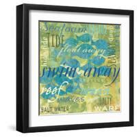 Swim Away-Bee Sturgis-Framed Art Print