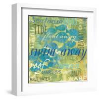 Swim Away-Bee Sturgis-Framed Art Print