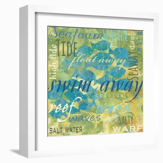 Swim Away-Bee Sturgis-Framed Art Print