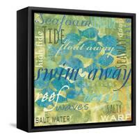 Swim Away-Bee Sturgis-Framed Stretched Canvas