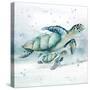 Swim Lessons I-Janet Tava-Stretched Canvas