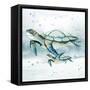 Swim Lessons II-Janet Tava-Framed Stretched Canvas