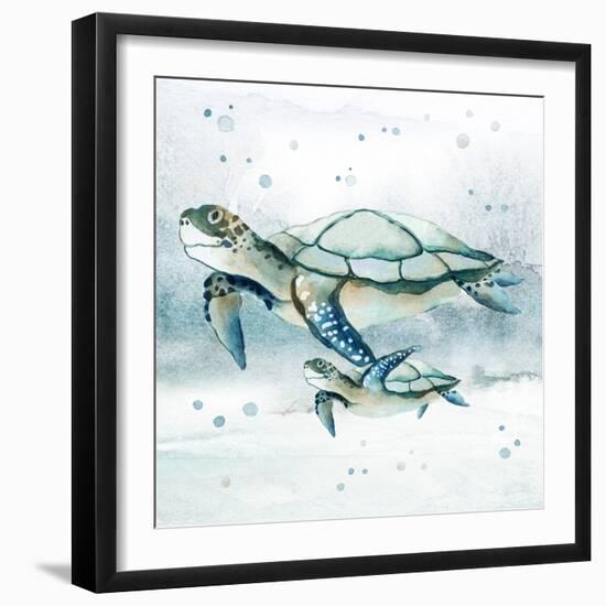 Swim Lessons II-Janet Tava-Framed Art Print