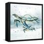 Swim Lessons II-Janet Tava-Framed Stretched Canvas