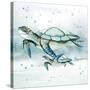 Swim Lessons II-Janet Tava-Stretched Canvas