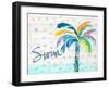 Swim Near the Palm Tree-Julie DeRice-Framed Art Print