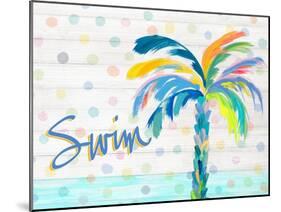 Swim Near the Palm Tree-Julie DeRice-Mounted Art Print