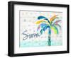 Swim Near the Palm Tree-Julie DeRice-Framed Art Print