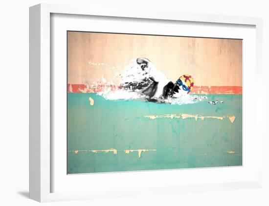 Swim on! Bronx, NYC-Masterfunk collective-Framed Giclee Print