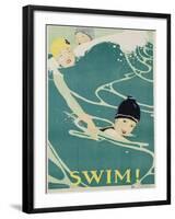 Swim! Poster-Anita Parkhurst-Framed Giclee Print