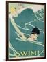 Swim! Poster-Anita Parkhurst-Framed Premium Giclee Print