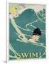 Swim! Poster-Anita Parkhurst-Framed Giclee Print