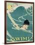 Swim! Poster-Anita Parkhurst-Framed Giclee Print