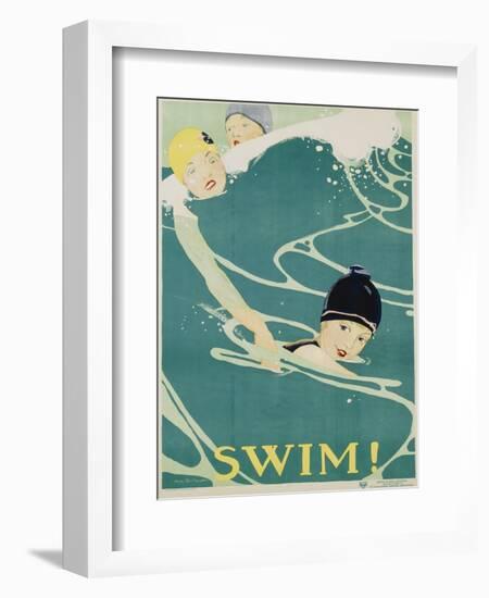 Swim! Poster-Anita Parkhurst-Framed Giclee Print