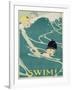 Swim! Poster-Anita Parkhurst-Framed Giclee Print