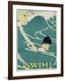 Swim! Poster-Anita Parkhurst-Framed Giclee Print