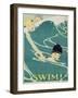 Swim! Poster-Anita Parkhurst-Framed Giclee Print