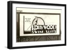 Swim Suit Billboard-null-Framed Art Print