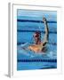 Swimmer Celebrating His Victory-null-Framed Photographic Print