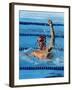 Swimmer Celebrating His Victory-null-Framed Photographic Print