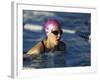 Swimmer Doing the Breaststroke-null-Framed Photographic Print