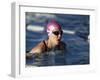 Swimmer Doing the Breaststroke-null-Framed Photographic Print