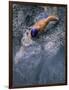 Swimmer Gliding Through the Water-null-Framed Photographic Print