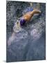 Swimmer Gliding Through the Water-null-Mounted Photographic Print