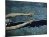 Swimmer in a Pool-null-Mounted Photographic Print