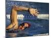 Swimmer in a Race-null-Mounted Photographic Print
