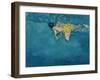 Swimmer in Yellow, 1990-Gareth Lloyd Ball-Framed Giclee Print