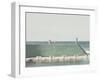 Swimmer Solitude-Florian Schleinig-Framed Giclee Print