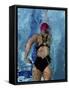 Swimmer Swimming-null-Framed Stretched Canvas