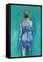 Swimmer-Julie Held-Framed Stretched Canvas