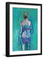 Swimmer-Julie Held-Framed Giclee Print