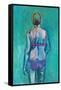 Swimmer-Julie Held-Framed Stretched Canvas