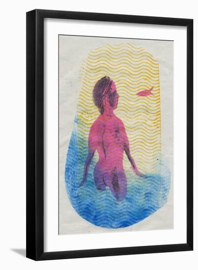 Swimmer-Mary Kuper-Framed Giclee Print