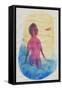 Swimmer-Mary Kuper-Framed Stretched Canvas