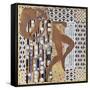 Swimmer-Leopold Forstner-Framed Stretched Canvas